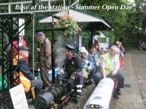 Summer Open day - Busy at the Station.